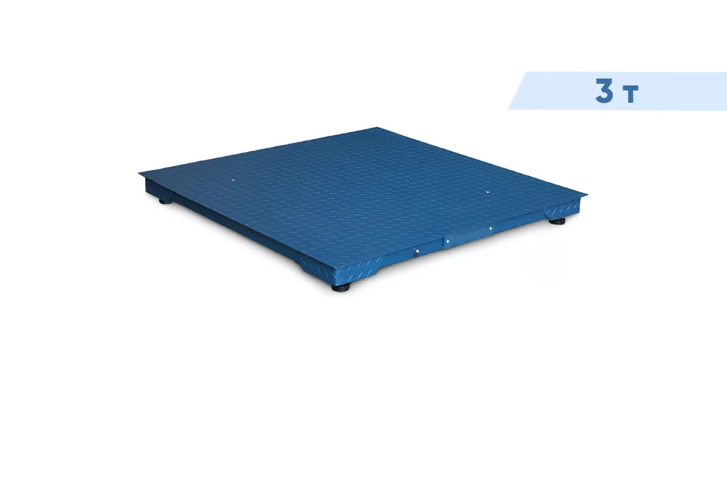 Платформні ваги Dini Argeo серії FLOOR дводіапазонні на 1500/3000 кг 1500*1500 мм